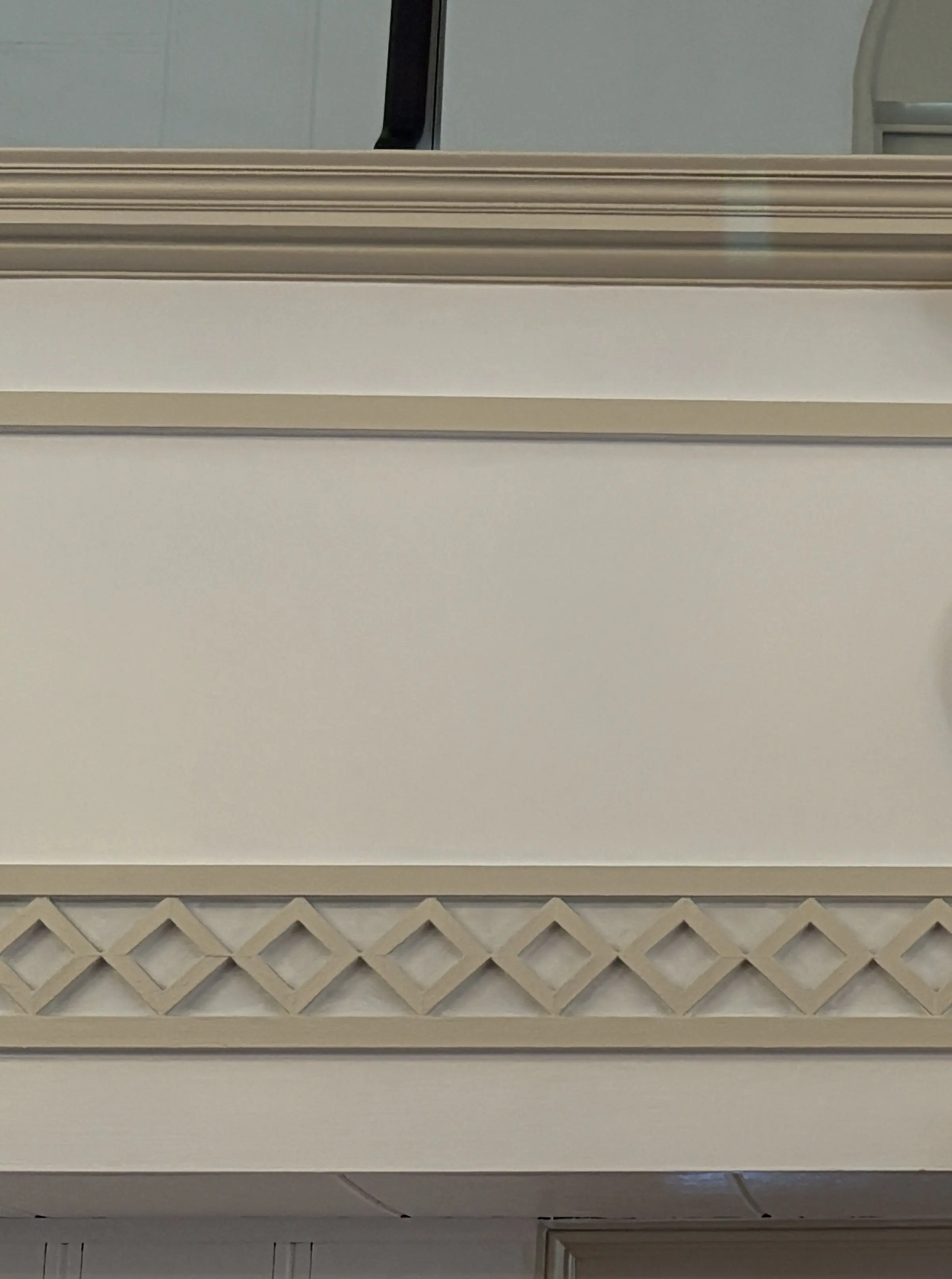 Architectural line detail that inspired the handmade paraments for Church of the Holy Spirit in Sutton, MA
