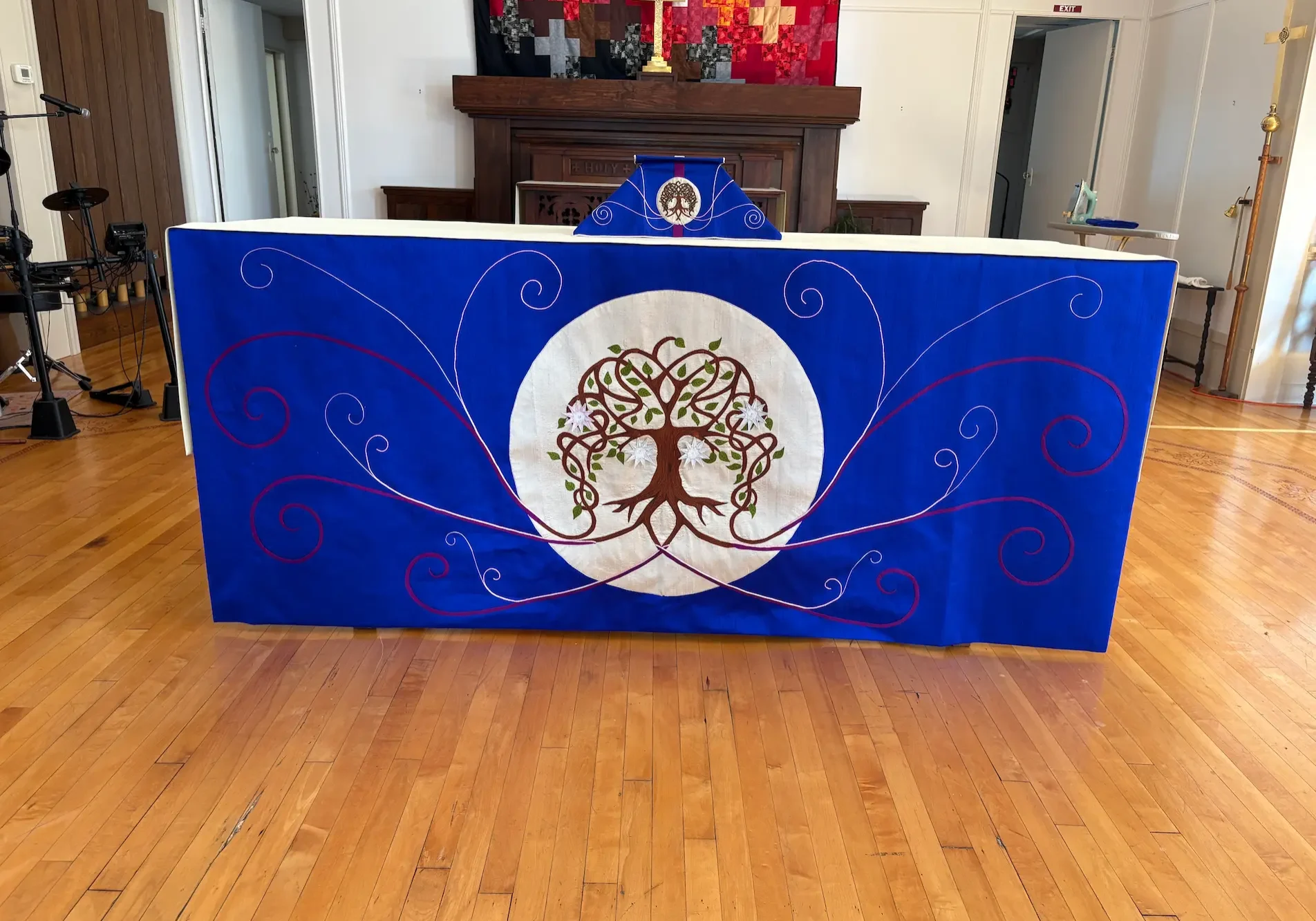 Altar frontal handmade for Church of the Holy Spirit, Sutton
